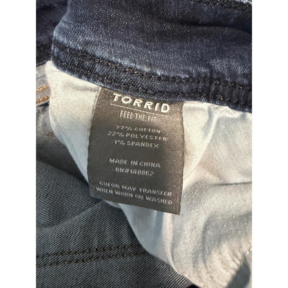 Torrid Luxe Slim Boot Jeans Womens 22R Medium Wash Stretch Denim Bootcut Pants - Picture 6 of 7